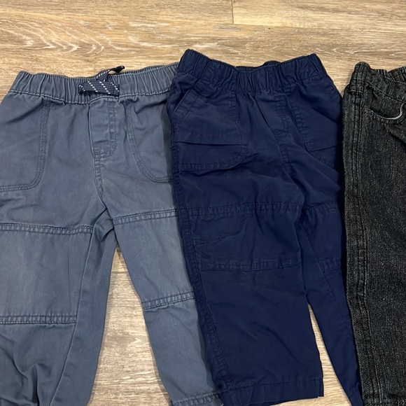 Lot bundle of 10 pairs of pull on pants khakis, cargo, jeans GUC 18months 18m - Picture 2 of 12